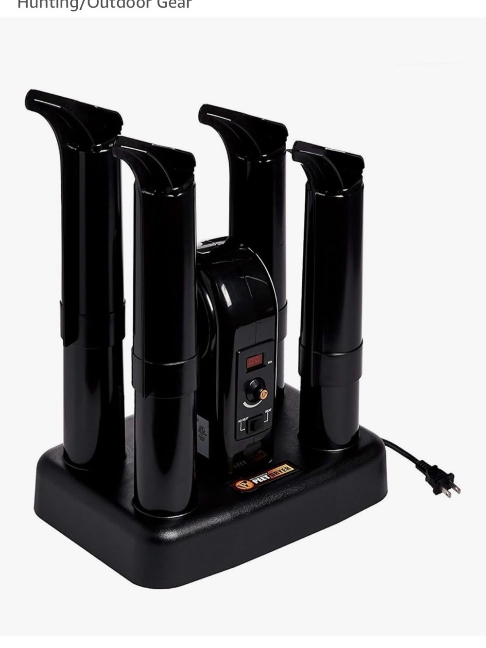 PEET 4-boot Electric Dryer and Warmer - Black